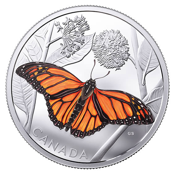 RCM-New-Release:-2017-3-Oz.-Pure-Silver-Coloured-Coin---Monarch-Migration